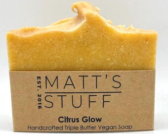 Citrus Glow Litsea Cubeba Bergamot Triple Butter Soap