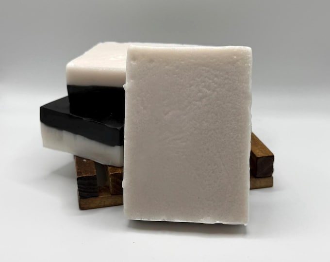 Cashmere Noir, Charcoal and Shea Butter Body Soap, Vegan, Handmade