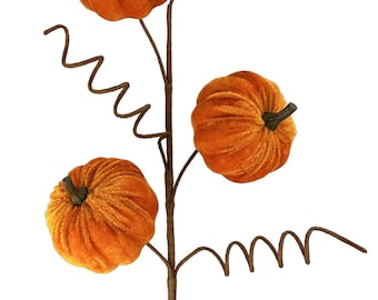 24 Inch, Pumpkin Spray, Fall Decor, Wreath Attachment, Centerpiece decor, Party Supply
