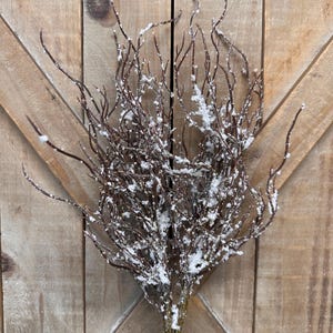 Snowy Branches Spray, 23 inches Tall, Floral Spray, Holiday Decor, Wreath Attachment, Tree Decor, Liberty