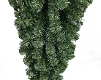32 Inch, Sugar Pine Teardrop Swag, Swag Base, Pine Swag Base, Swag for Door, Pine Base for Swag Making - 86171TE32