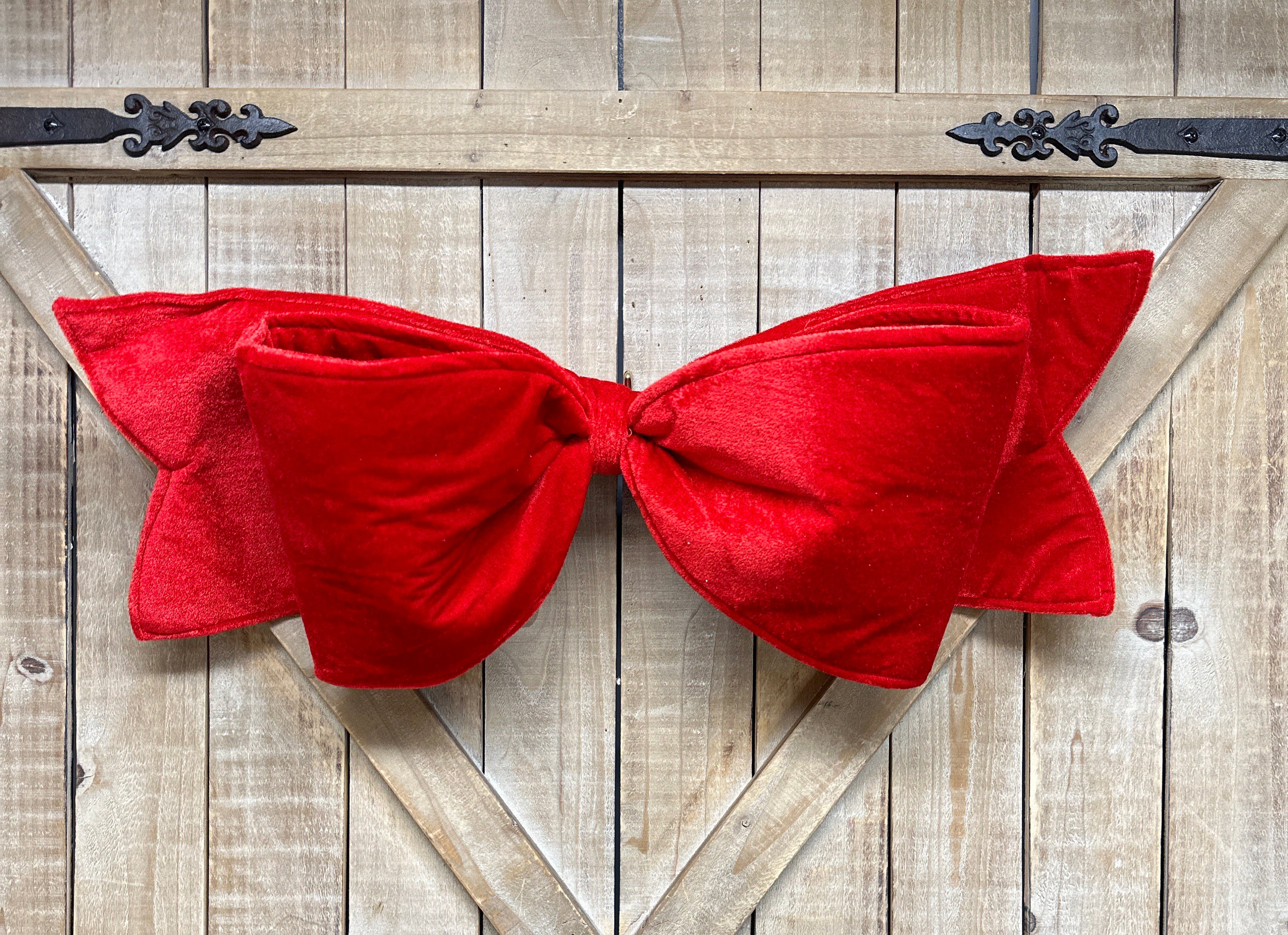 BowBoulevardStore Red Velvet Bow