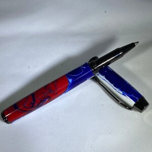 American Red White and Blue Manager Rollerball Pen, America, United States, USA, God Bless the USA, patriotic, patriot, US