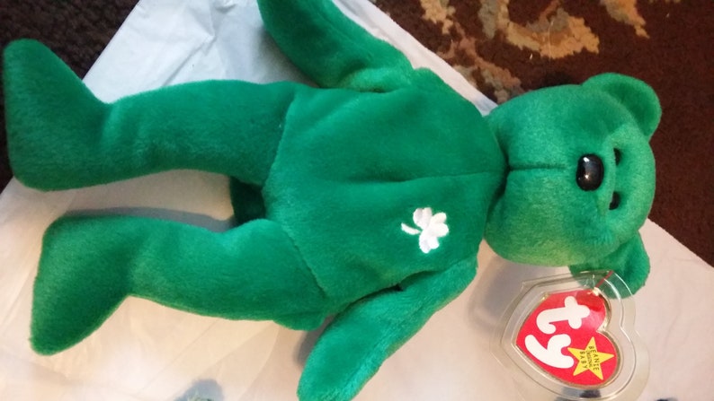 saint pattys day beanie baby