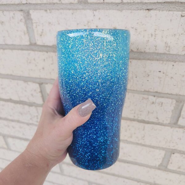Royal Blue Glitter Tumbler Png Etsy