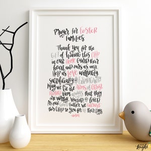 Foster Family Prayer