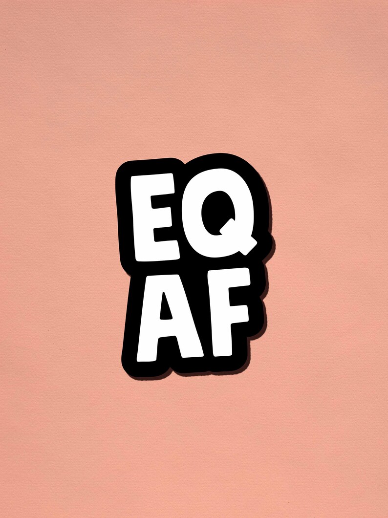 EQ AF Sticker \u2022 Equestrian AF \u2022 Horse Sticker
