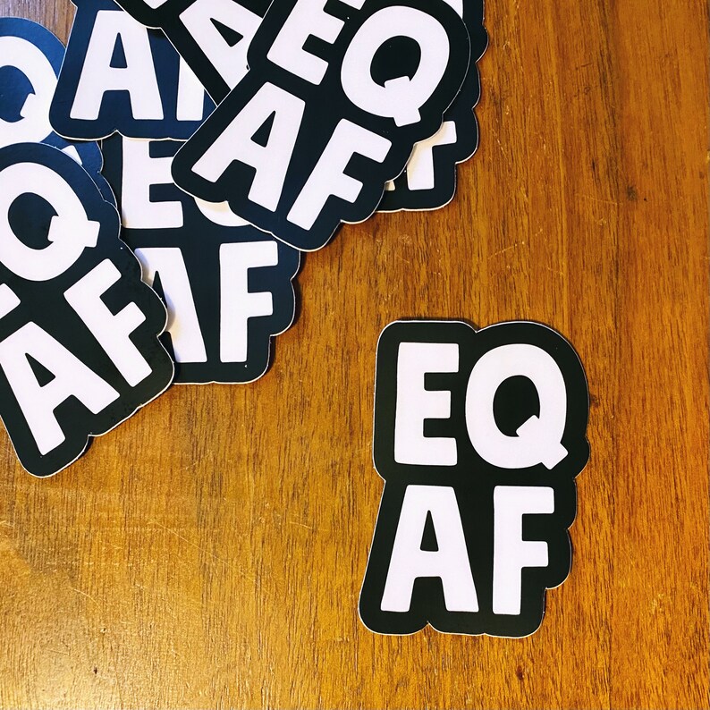 EQ AF Sticker \u2022 Equestrian AF \u2022 Horse Sticker