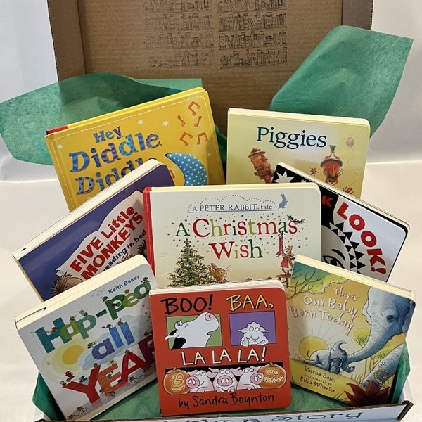 Board Book Box for Baby - custom, curated library collections for the nursery and beyond
