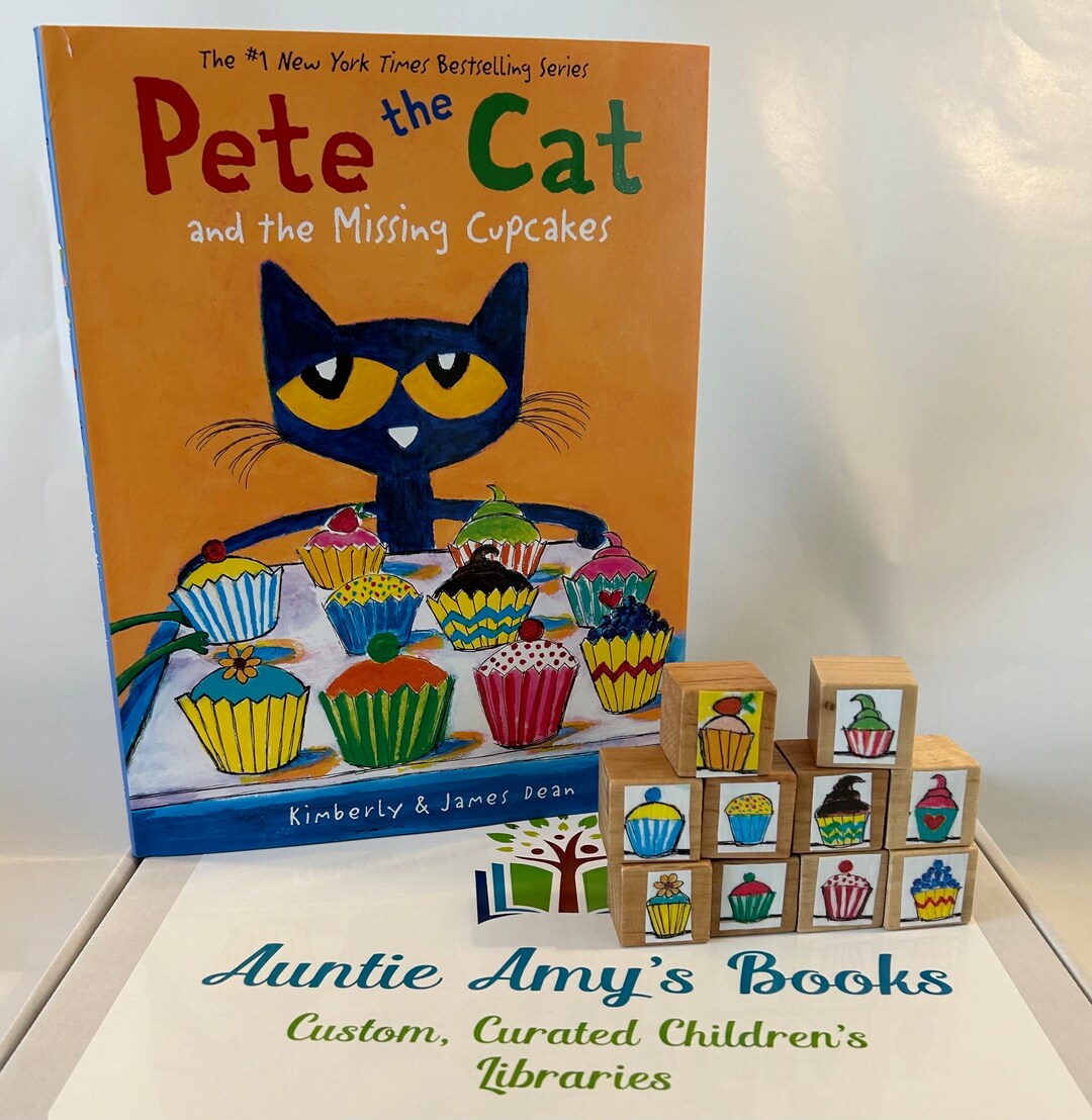 Pete the Cat and the Missing Cupcakes Picture Book Box - Etsy