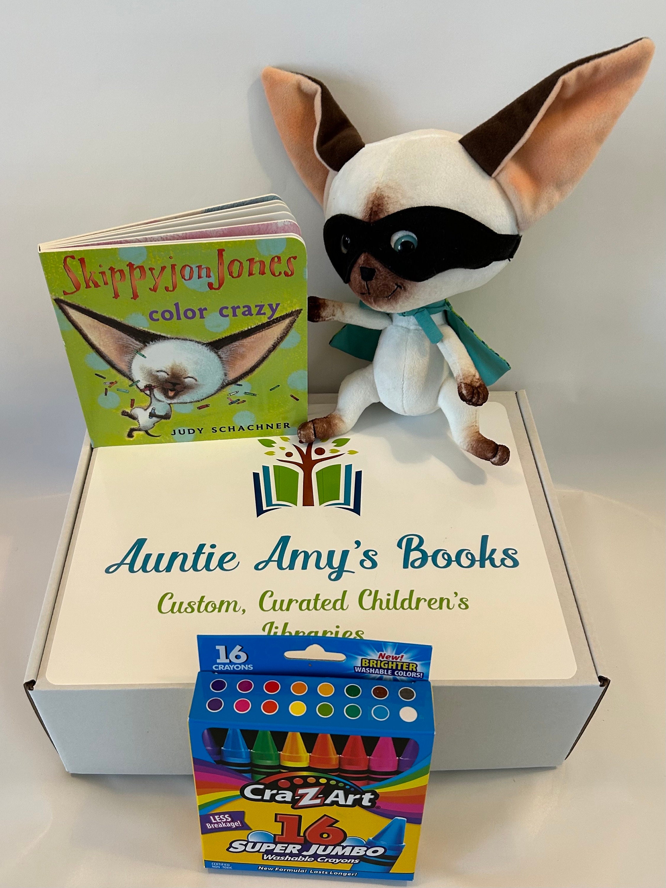 Skippyjon Jones Color Crazy Board Book Box With Plush - Etsy