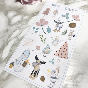 Stickers déco hiver (F218)