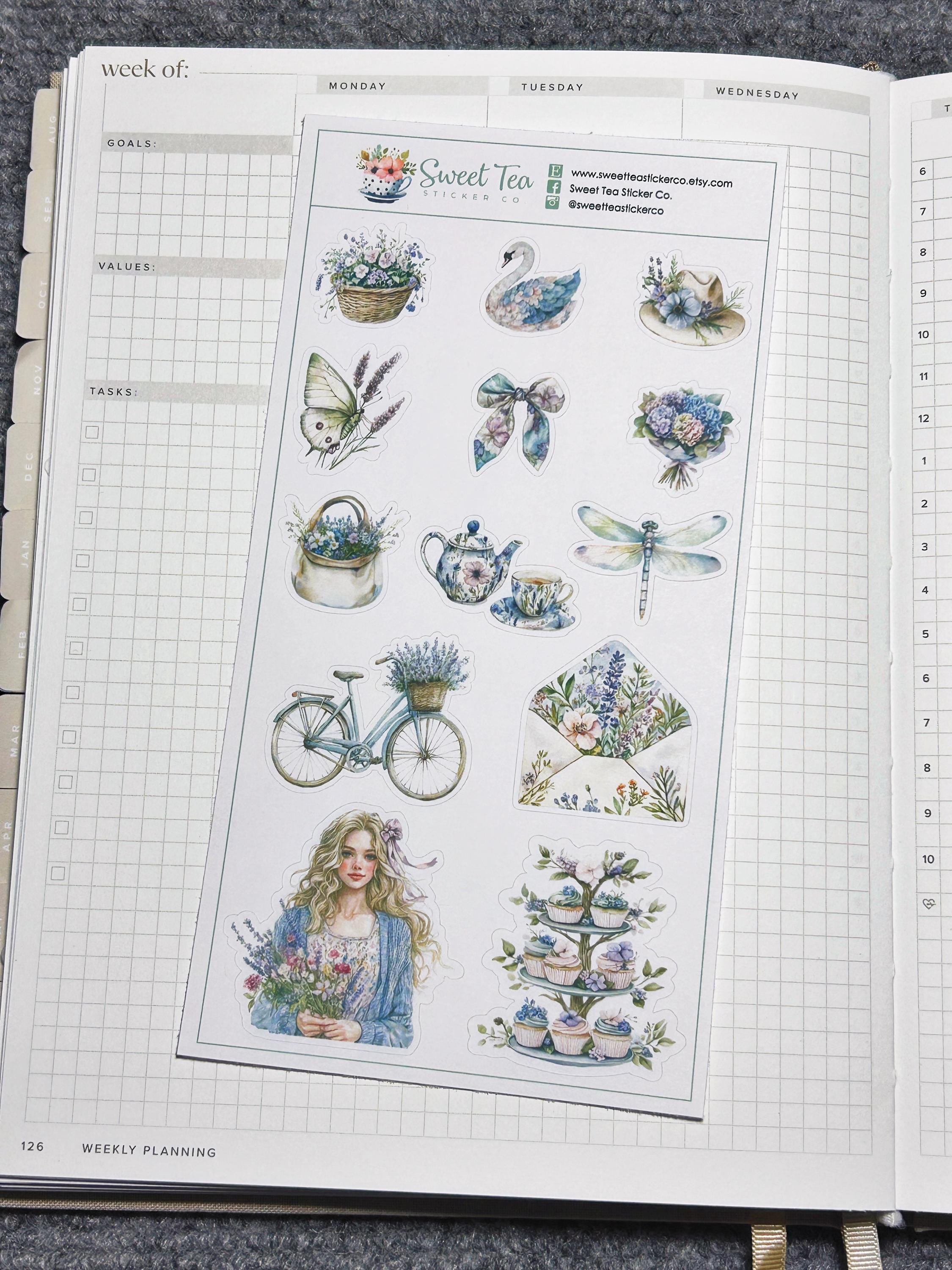 Secret Garden 2 Deco Stickers (DS061)