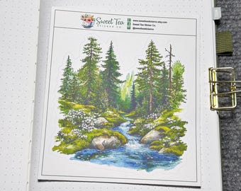 Into the Woods Deco 5 Planner Sticker (DS131)