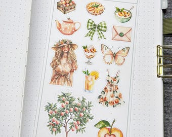 Peachy Keen Deco 2 Planner Sticker (DS123)