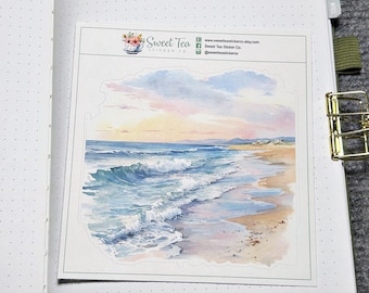 Coastal Adventure Deco 4 Planner Sticker (DS136)