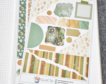 A Little Fall 2 Page Bullet Journal Sticker Kit