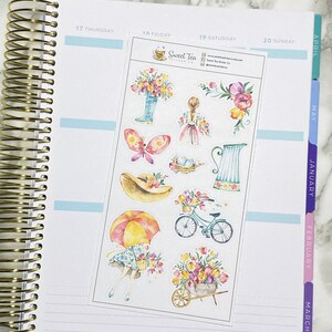 Sticker pour agenda Spring Deco 2 (DS008)