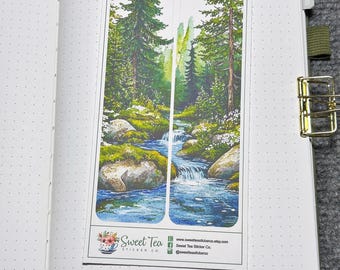 Into the Woods Vertical Tile (VT06) 5.5in X 1.375in