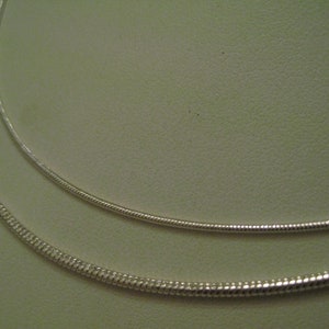 925 STERLING SILVER PLATED Chain Necklace Copper Sterling Silver Plated Chain Necklace Choose No 1 - 19 Inches Or No 2 - 20 Inches