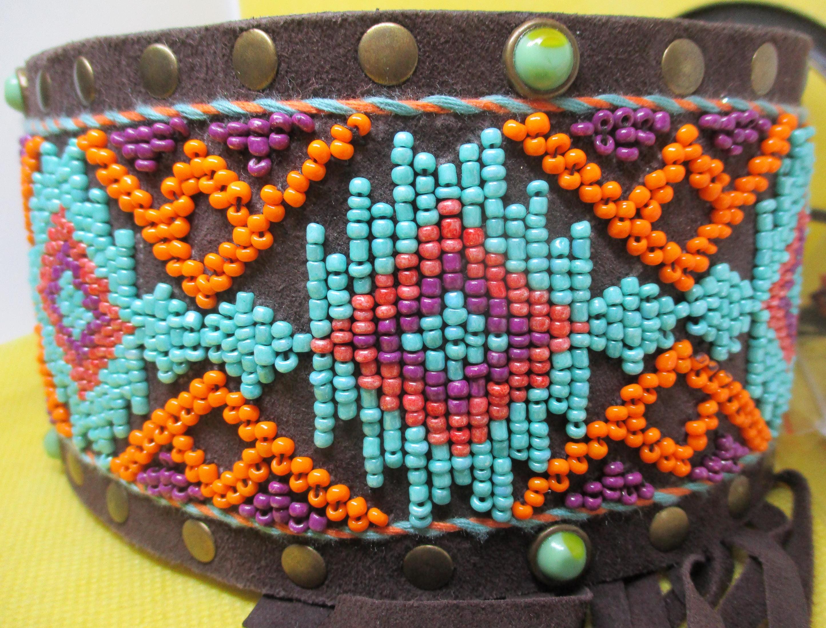 RARE 1988 Tasha Polizzi XL Beaded Suede Fringe Western Belt Black Suede Vintage Belts for sale | eBay main image 2