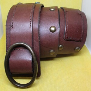 GAP  Brown Leather Belt size S Leather Belt | Gap main image 3