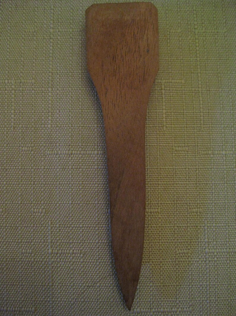 LETTER OPENER BOOKMARK Combination Wood Handcrafted Hand Etsy