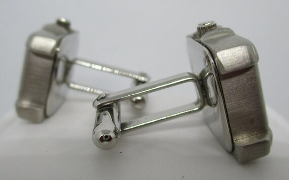 CUFFLINKS WATCHES MILLENNIUM 2000 Matte SilverTon… - image 7