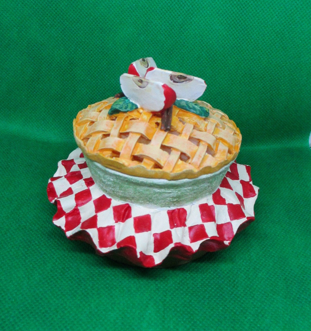 Apple Pie Trinket Box Apple Pie Teacandle Holder Apple Pie Potpourri