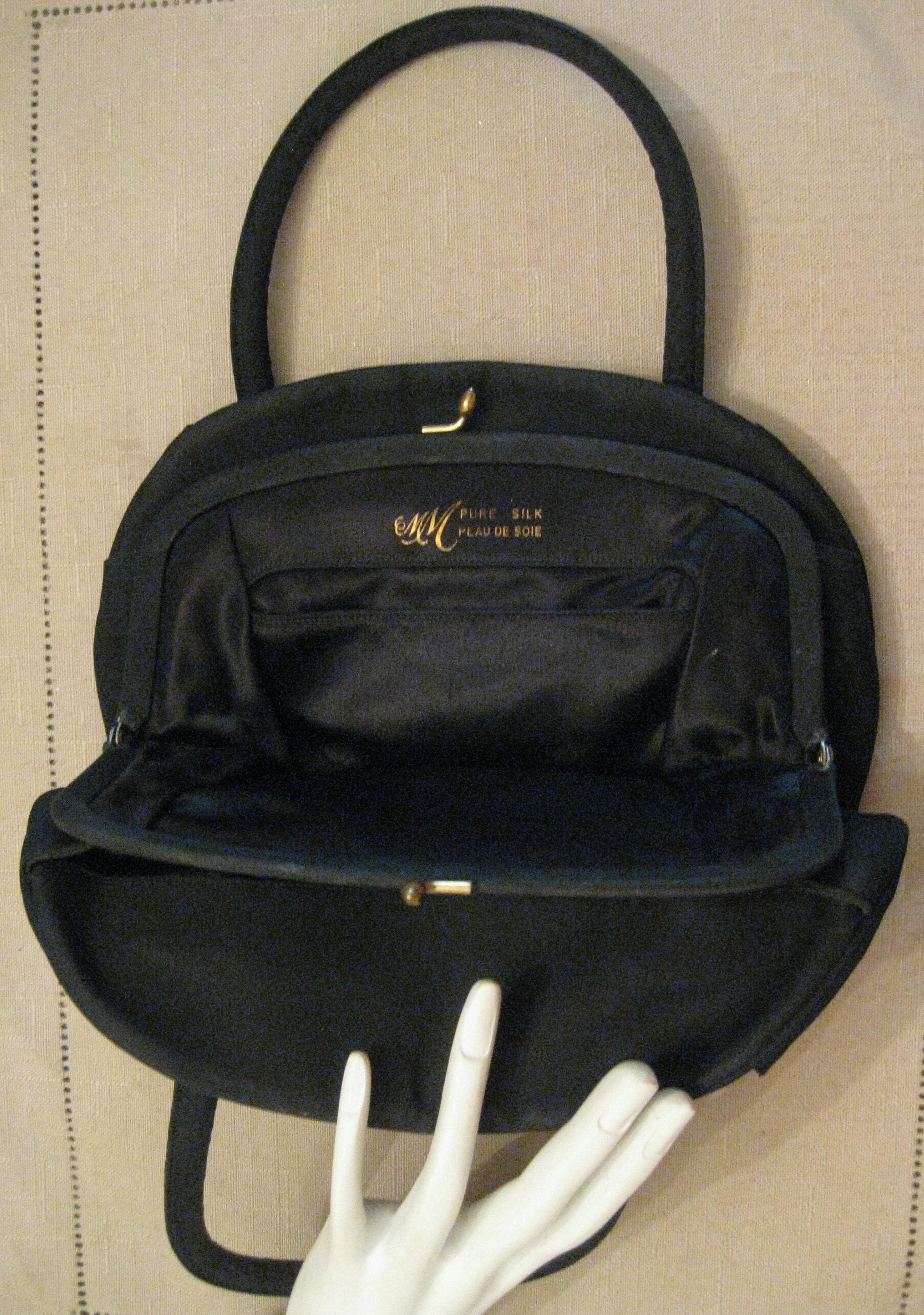 Morris Moskowitz Vintage Pure Silk Evening Bag