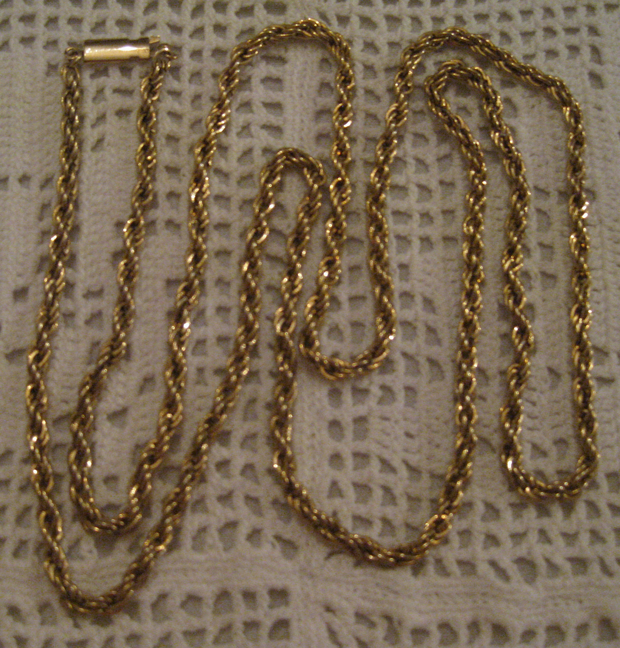 14K GF Necklace 29.7 GRAM 35 \u0026 7/8 