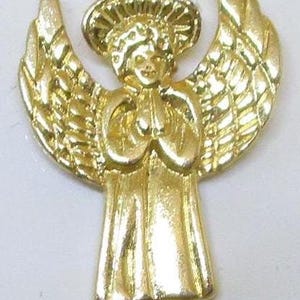 Schutzengel Brosche Schutzengel Revers Pin Krawatten Pin Gold Tone Tack Pin Orig Karte Ein Engel über Sie zu wachen und Ihr Leben zu erhellen