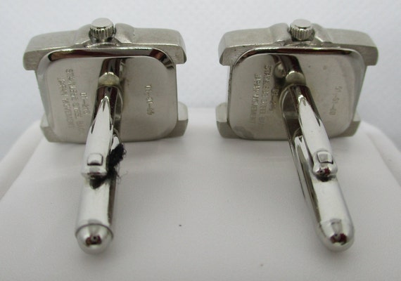 CUFFLINKS WATCHES MILLENNIUM 2000 Matte SilverTon… - image 8