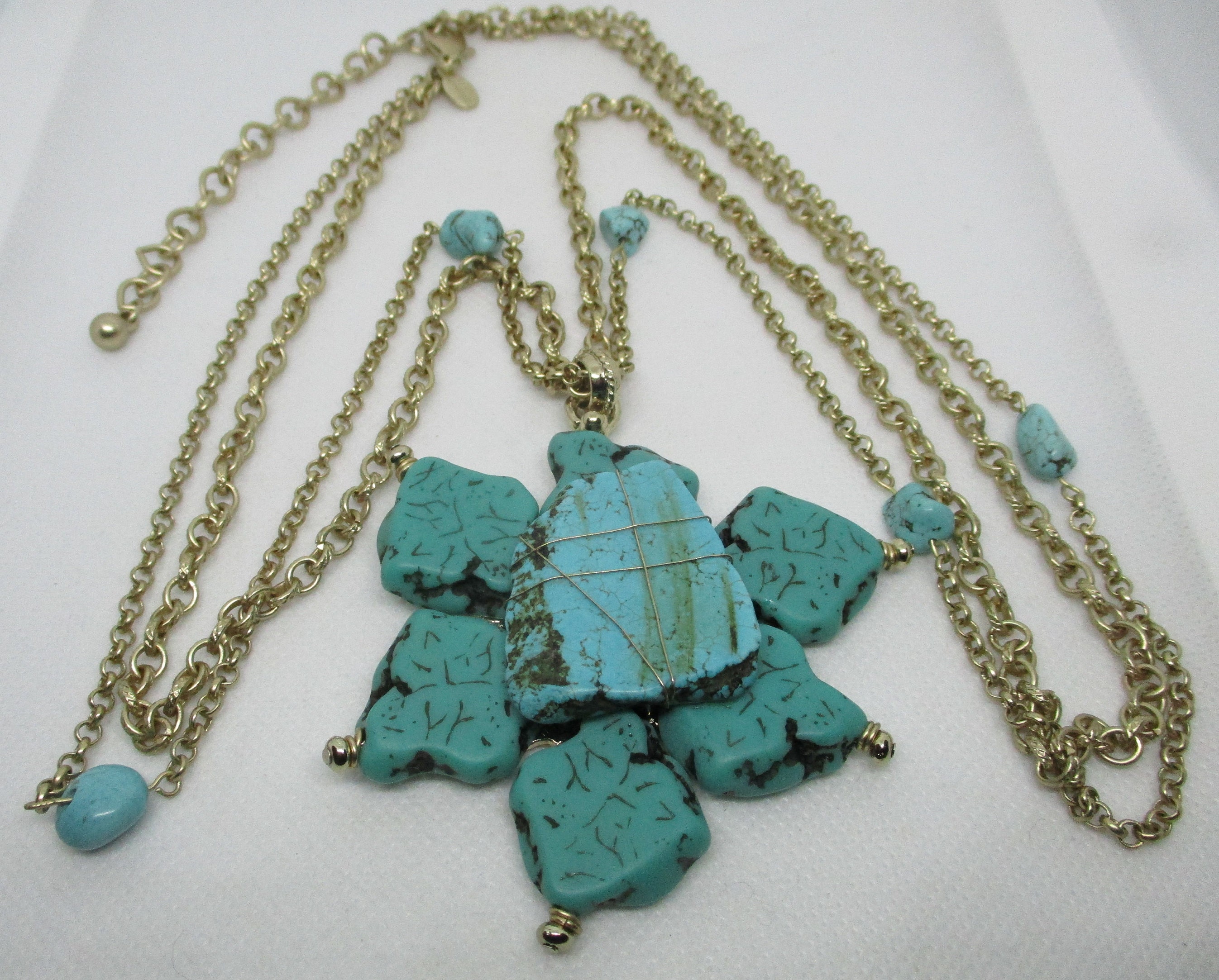 Chicos turquoise necklace hotsell