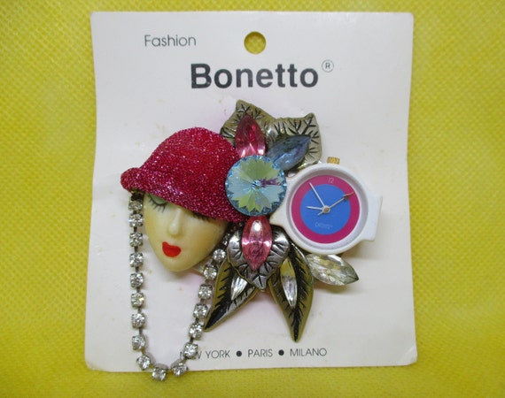 Bonetto watch deals brooch