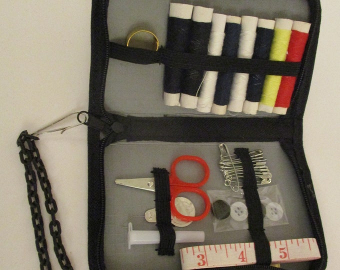 Portable Sewing Kit 32 Piece Travel Sewing Kit Fabric Sewing Kit Chain