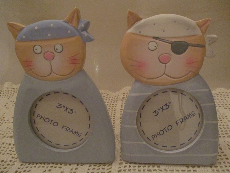 Falabella Wood Cat Shaped Frame Painted Baby Frames Are Sold Seperately