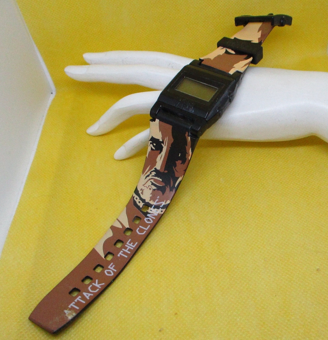 New Battery Burger King 2005 STAR WARS Saga Watch 2005 Star Wars Attack of the Clones Episode II Features Yoda and Dooku. Etsy UK