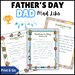 Father's Day Dad Mad Lib Game Activity | Card for Dad | Writing for Dad ...