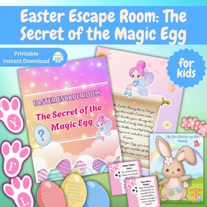 Ostern Escape Room | Osteraktivitäten für Kinder | Ostern ausdruckbar