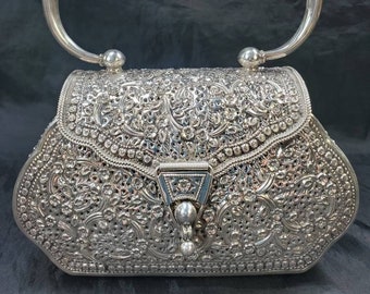 solid silver purse