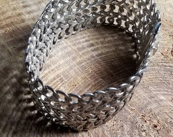 Vintage Sterling Silver Maile Bracelet - Etsy