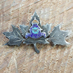 Sweetheart Royal Canadian Air Force Sterling Silver Pin