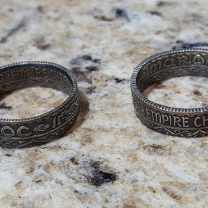 Morocco 5 Francs Coin Ring