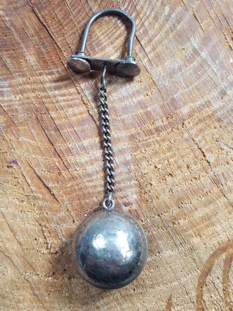 1922 Columbia Cincuenta Centavos Keychain .900 Silver