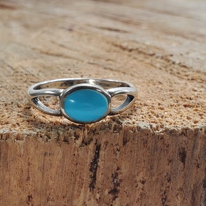 Sterling Sliver Turquoise Taxco Ring Size 7