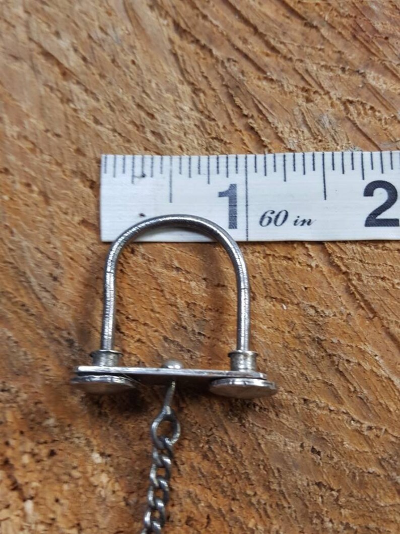 1922 Columbia Cincuenta Centavos Keychain .900 Silver