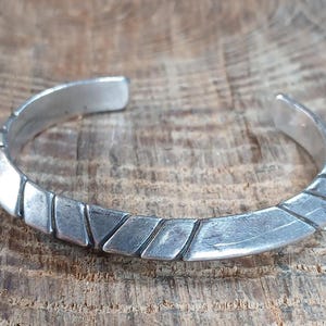 Native American Silver Cuff Bracelet Triangle - Etsy