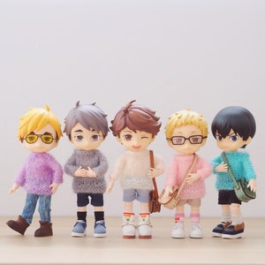 7 colors Hand Knit Sweater Nendoroid clothes obitsu11 ob11 doll clothing ymy gsc bjd