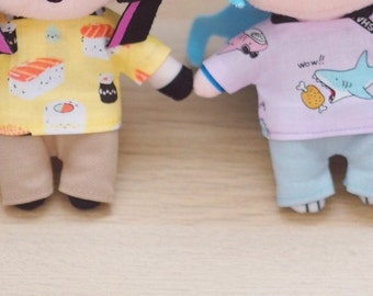 Pants for 15 cm Nui Plush Doll clothes Plush Clothes | Handmade in Canada